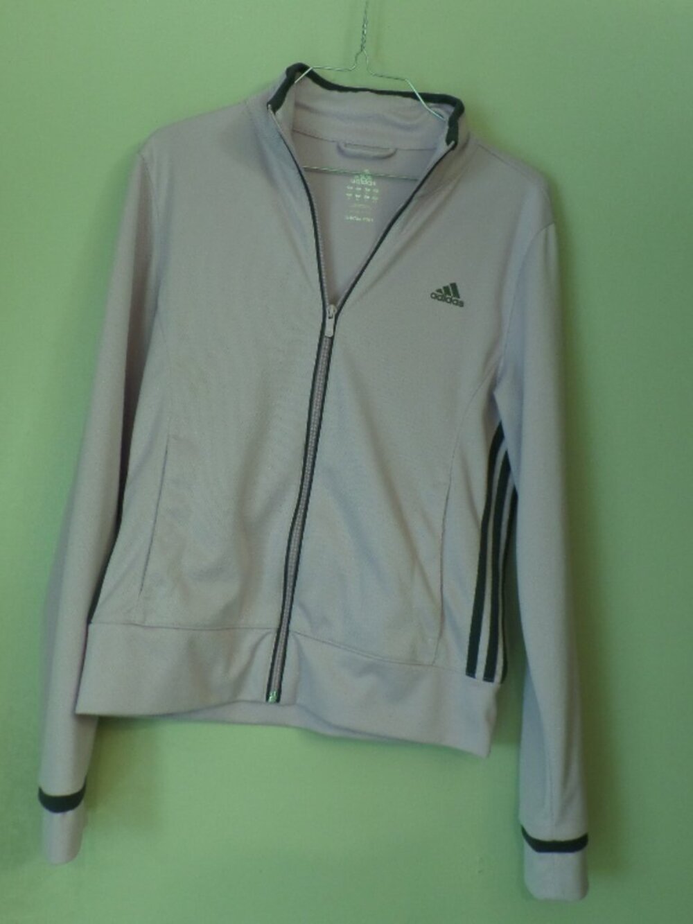 Adidas Purple & Black Lightweight Athletic Zip Jacket – Size M